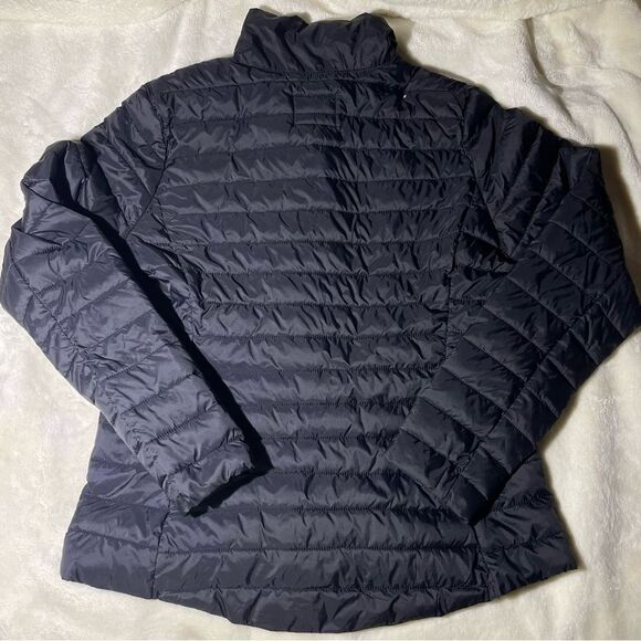 Black Water-Resistant Narrow-Channel Packable Puffer Quilted Coat Zip Jacket - Picture 5 of 11